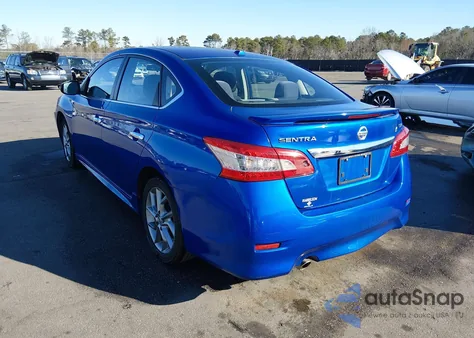 2015 Nissan Sentra Sr из США, поврежденный, VIN 3N1AB7AP6FY315339